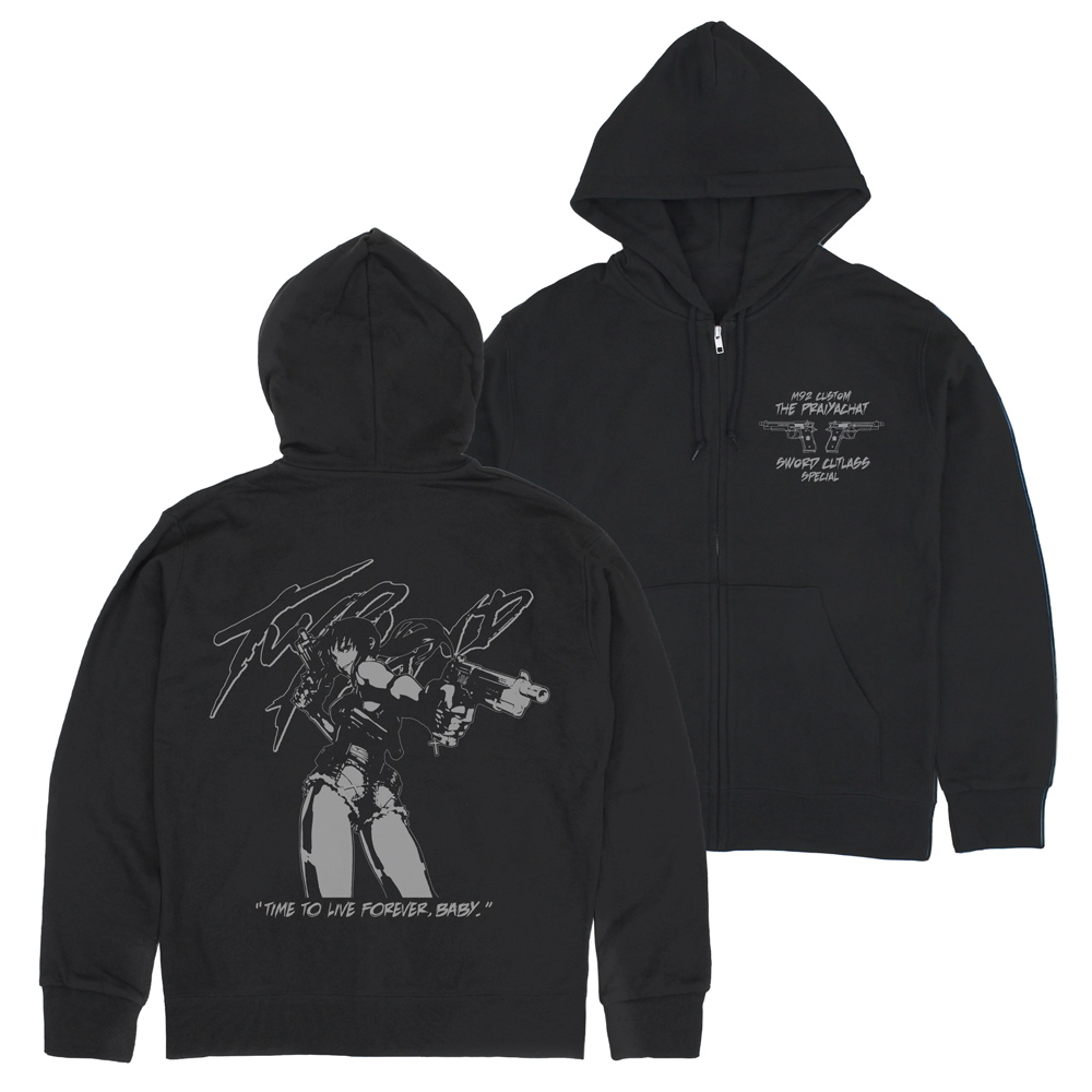 ブラック・ラグーン_XLサイズ_レヴィ ジップパーカー/BLACK