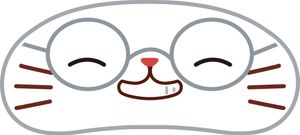 3年Z組銀八先生_withCAT アイマスク付きぬいぐるみキーホルダー／志村新八