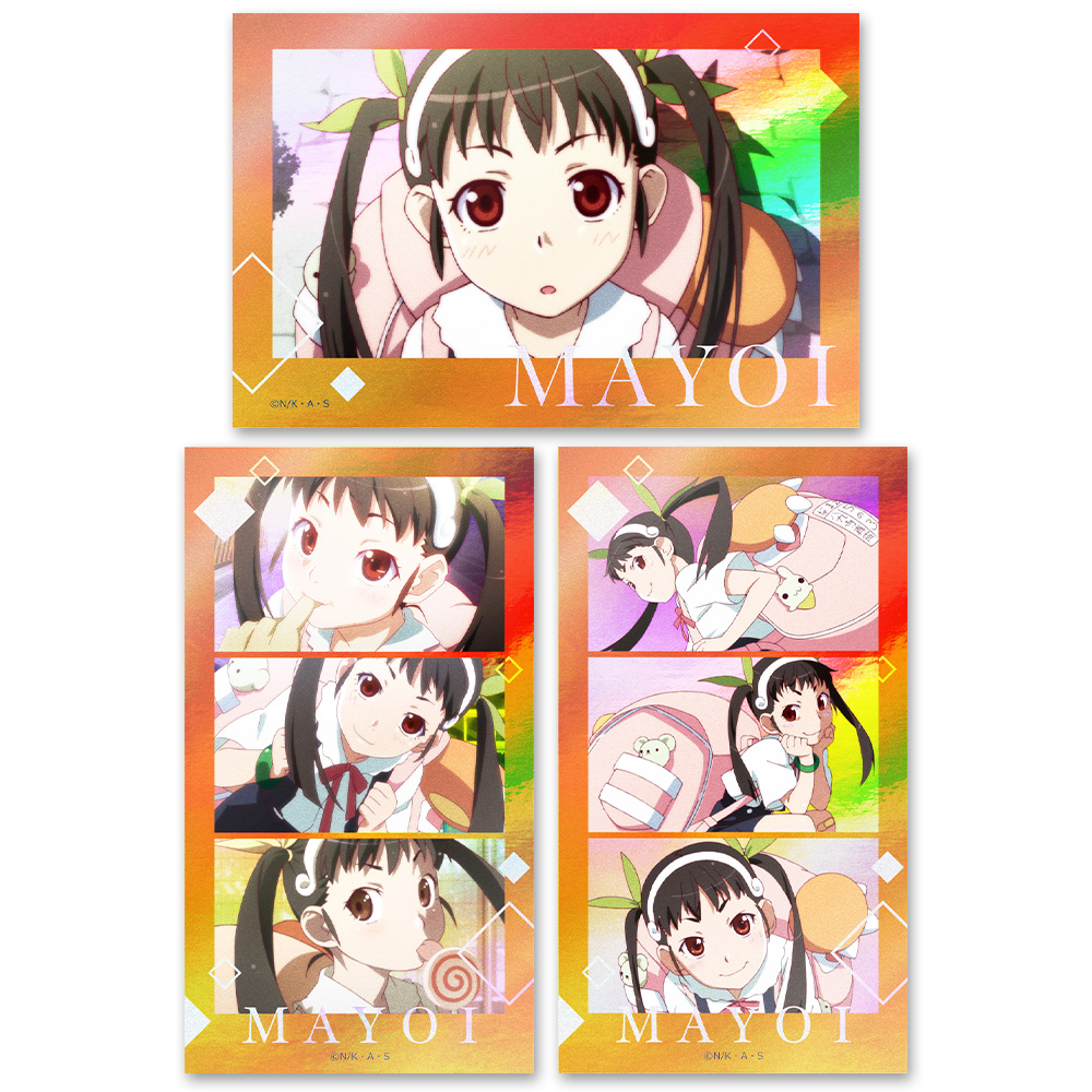 物語シリーズ_サムネイルキラステッカーセット 八九寺真宵