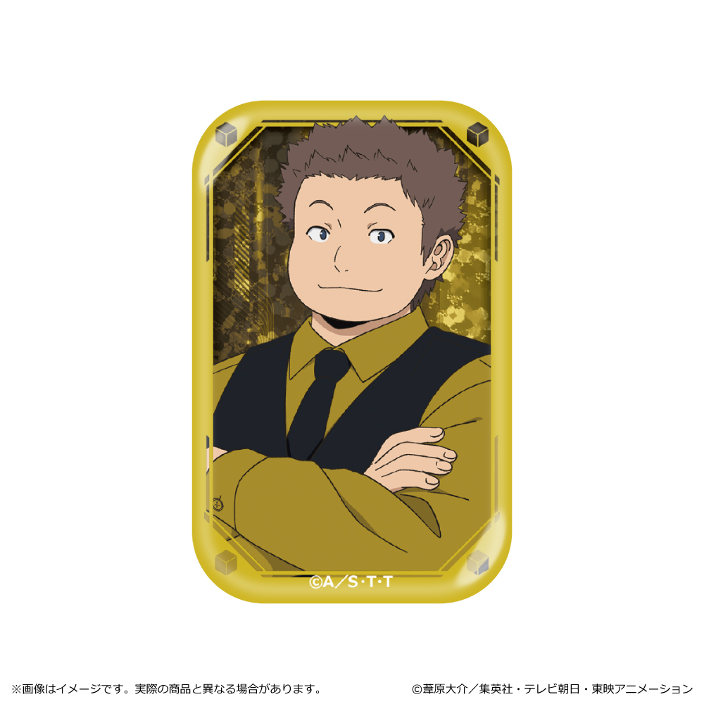 ワールドトリガー_黒ベストスーツVer. 第2弾 スクエアホロカンバッジ 北添尋
