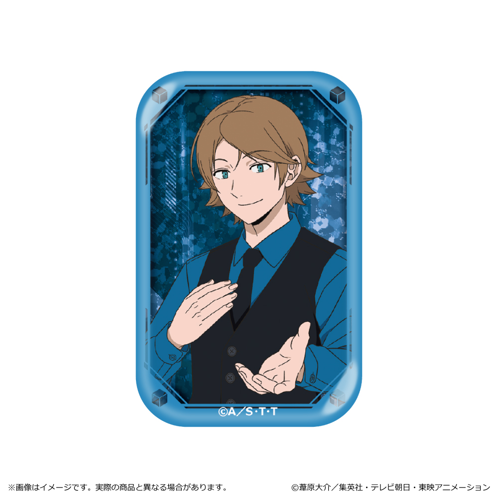 ワールドトリガー_黒ベストスーツVer. 第2弾 スクエアホロカンバッジ 王子一彰