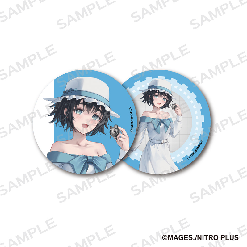 STEINS;GATE_76mm_缶バッジ2個セット 描きおろし 椎名まゆり