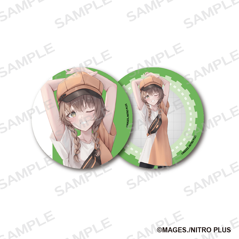 STEINS;GATE_76mm_缶バッジ2個セット 描きおろし 阿万音鈴羽