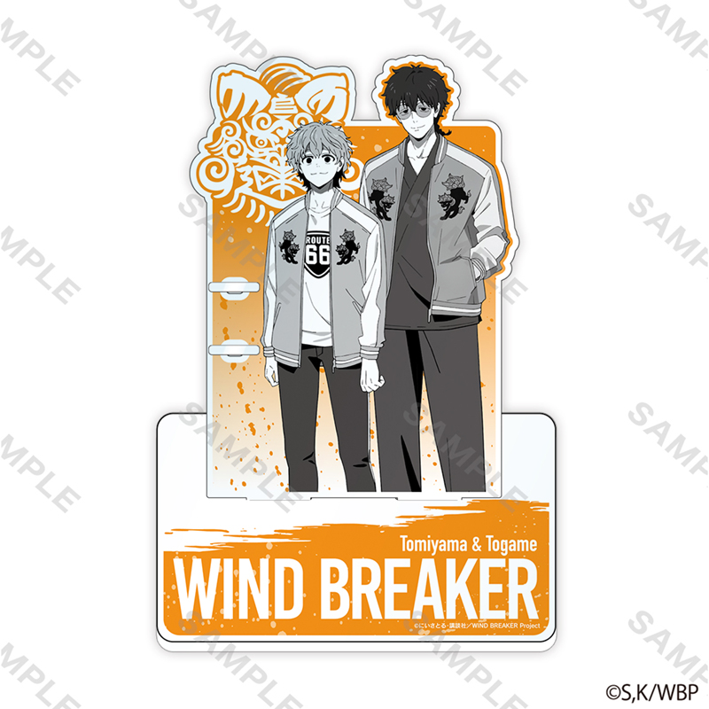 WIND BREAKER_アクリルペンスタンド モノカラー (兎耳山&十亀)