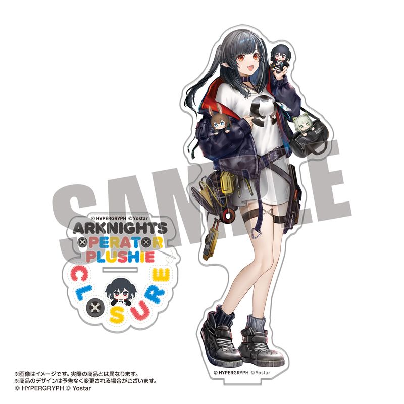 アークナイツ_オペぬい 描き起こしBIG アクリルスタンド クロージャ