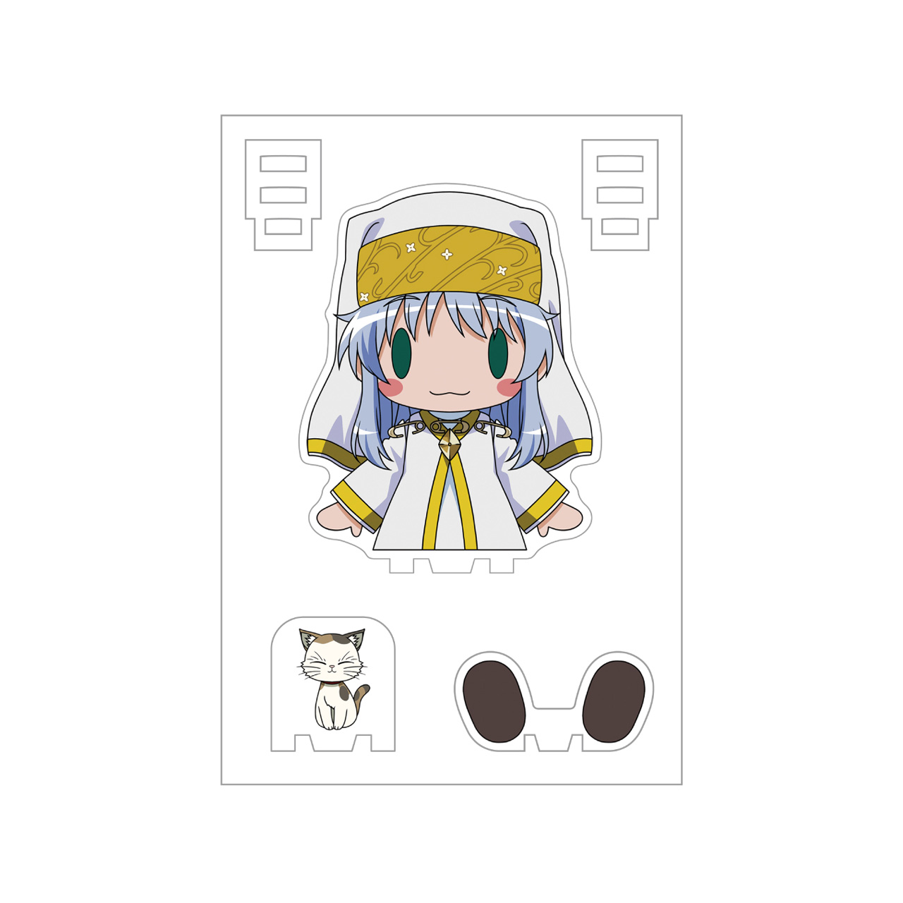 ゴ*太様 とある魔術　インデックス　タオル　A78 とある魔術の禁書目録III_すわってマスコット！インデックス