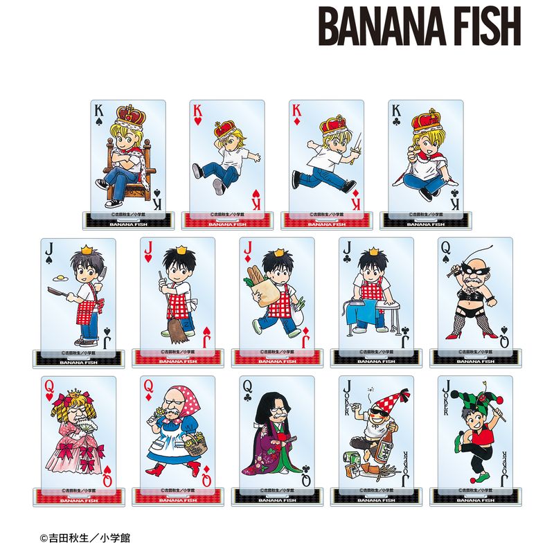 BANANAFISH バナナフィッシュ 三越伊勢丹 トランプ+アクスタセット BANANA FISH_トレーディング ちびキャラ トランプカード風アクリル
