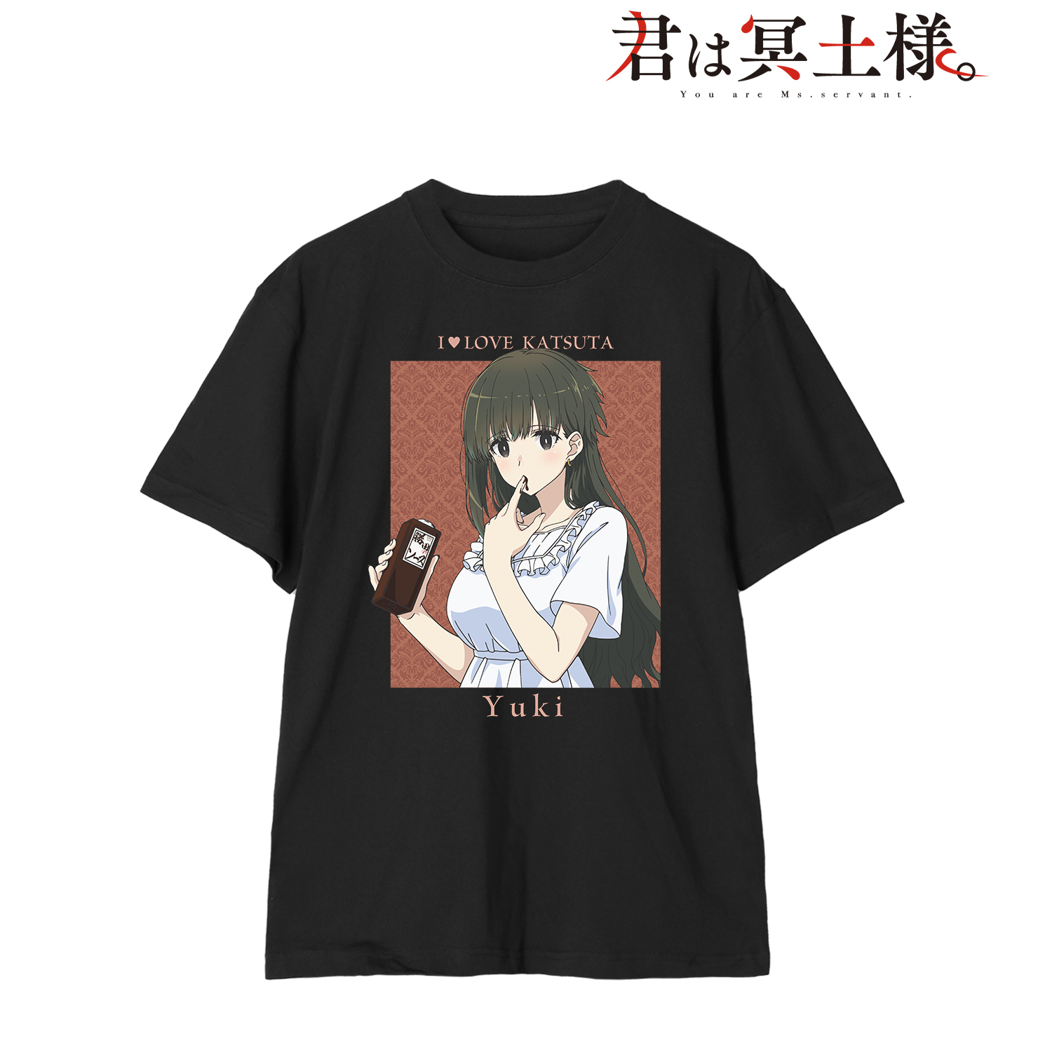 君は冥土様。_(サイズ/XL)_雪 Tシャツ ver.Bレディース