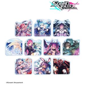 SOUND VOLTEX EXCEED GEAR_トレーディングアクリルバッジ(単位/コンプリートBOX)【コンプリートBOX/10パック入り】