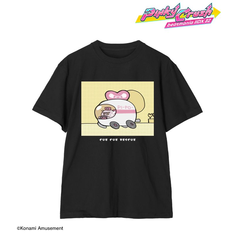 beatmania IIDX Tシャツ Mサイズ beatmania IIDX 32 Pinky Crush_(サイズ/S)_CUE CUE RESCUE Tシャツ
