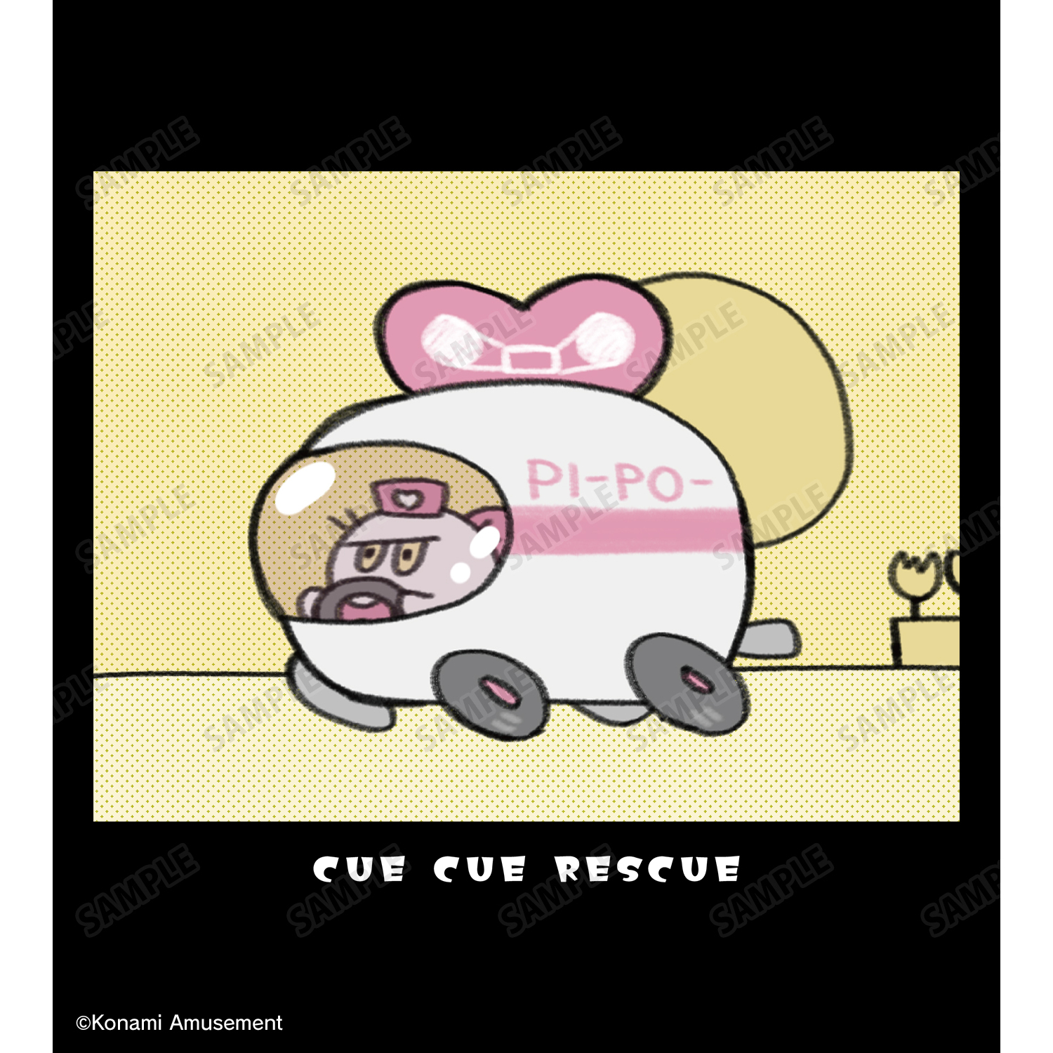 beatmania IIDX 32 Pinky Crush_(サイズ/L)_CUE CUE RESCUE Tシャツ