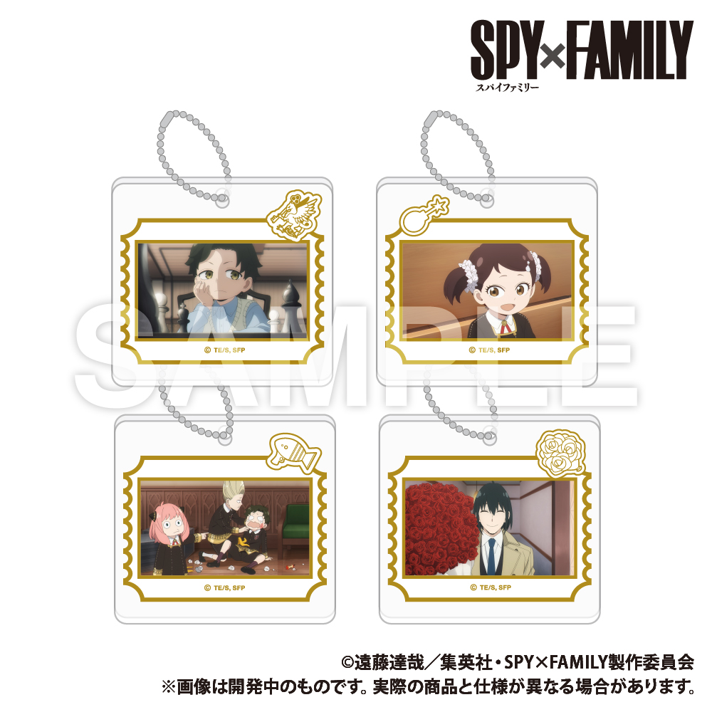 SPY×FAMILY_トレーディング_箔押し風アクリルキーホルダー（6個