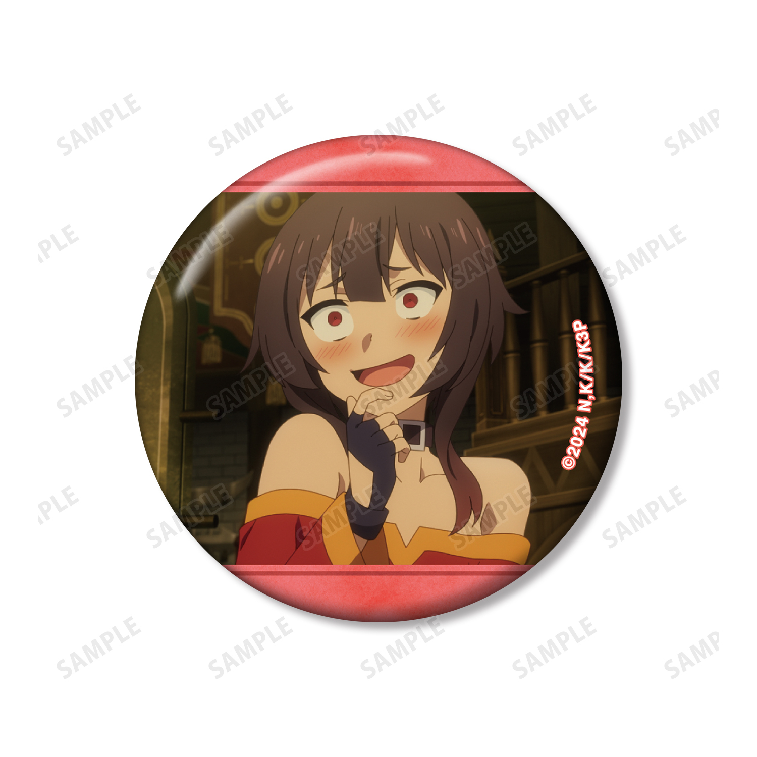 この素晴らしい世界に祝福を！3_めぐみん 場面写缶バッジ4個