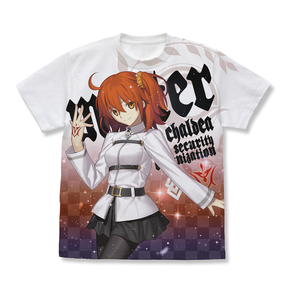 Fate/Grand Order_Mサイズ_マスター/主人公(女)魔術礼装・カルデア フルグラフィックTシャツ/WHITE
