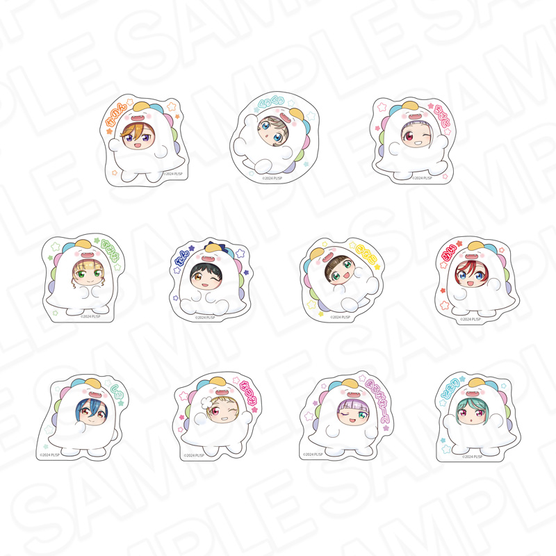 ラブライブ!スーパースター!!_アクリルバッジ ゆいがおーなりきり デフォルメ ver　【OPP／11個入り】【コンプリート商品】