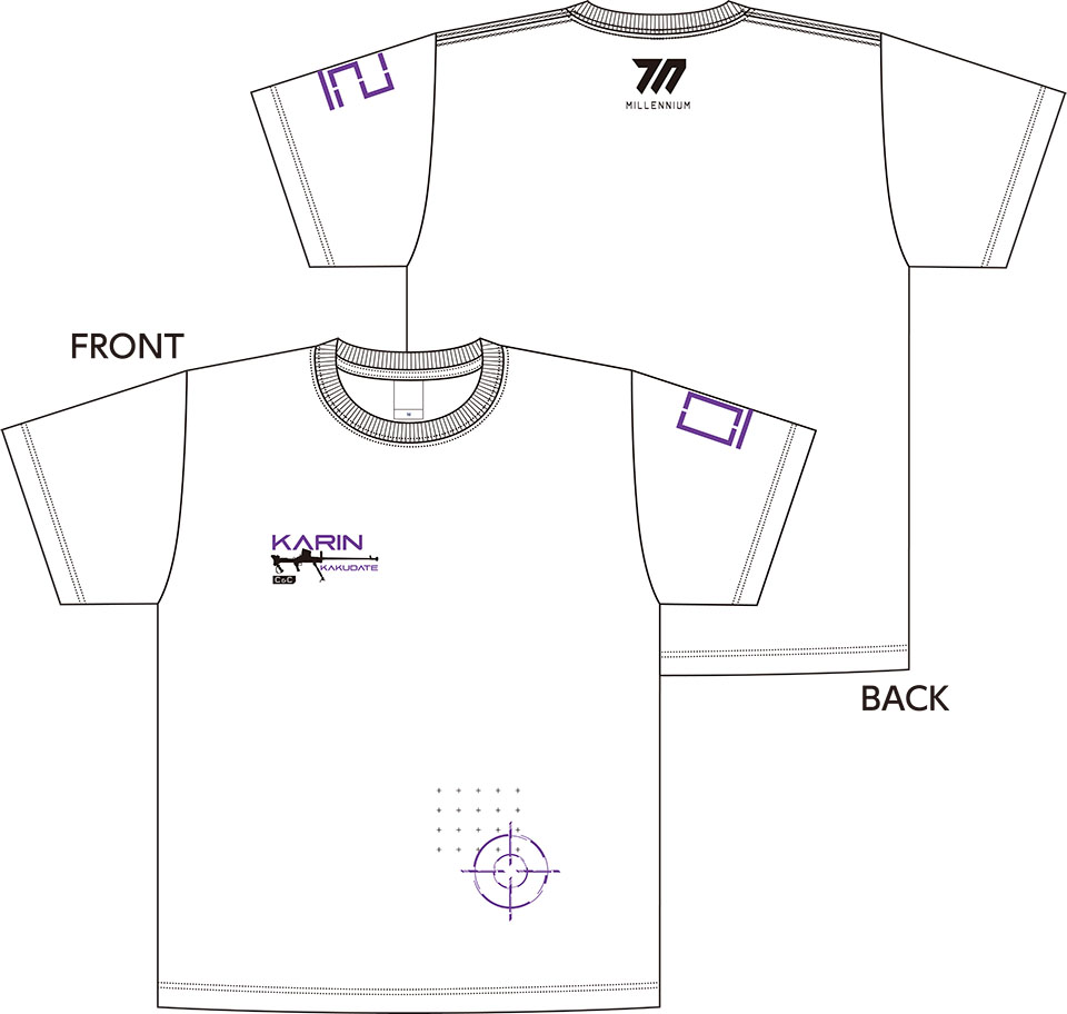ブルーアーカイブ -Blue Archive-_Lサイズ_カリンのターゲットTシャツ