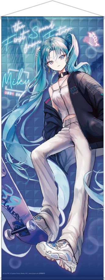 初音ミク×SOLWA_等身大タペストリー Art by PiPi B | 初音ミク