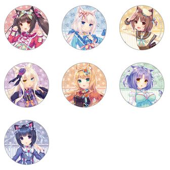 ネコぱら　缶バッジ ネコぱら_トレーディング缶バッジ（甘ロリ) 【BOX／7個入り】 | ネコ