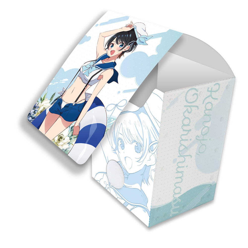 彼女、お借りします_デッキケース（更科瑠夏／マリンセーラー水着）