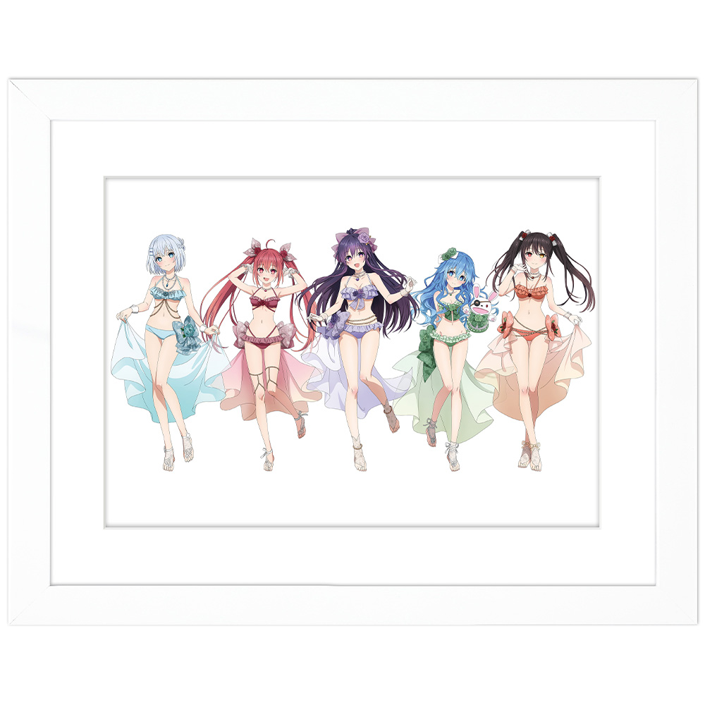デート・ア・ライブ?_A4_描き下ろしキャラファイングラフ（集合）