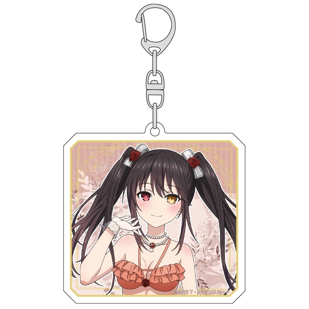 デート・ア・ライブ?_描き下ろしアクリルキーホルダー（時崎狂三／水着ドレス）