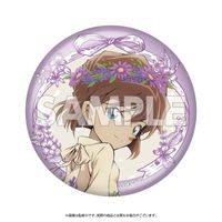名探偵コナン 天体観測 chair flower 灰原哀 安室透 缶バッジ 名探偵コナン_ちょいデカホロ缶バッジ 花冠-flow in the wind-（灰原