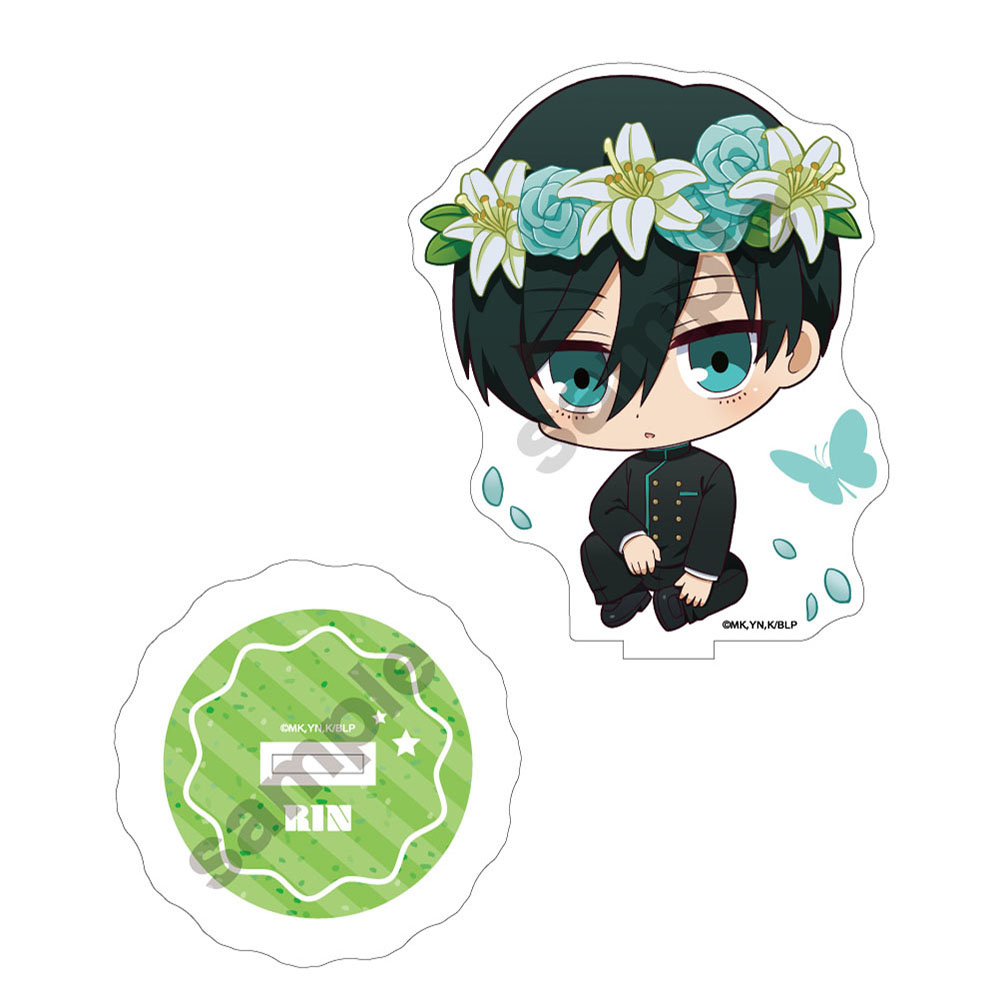 ブルーロック_ちびっつ！ 花冠 アクリルスタンド 糸師 凛