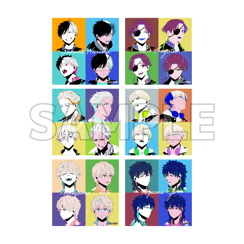 WIND BREAKER_トレーディングミニアクリルブロック ポップアート　【BOX／6個入り】