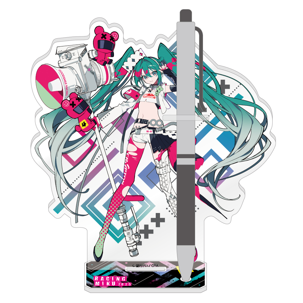 初音ミク_レーシングミク 2025Ver. アクリルペンスタンド