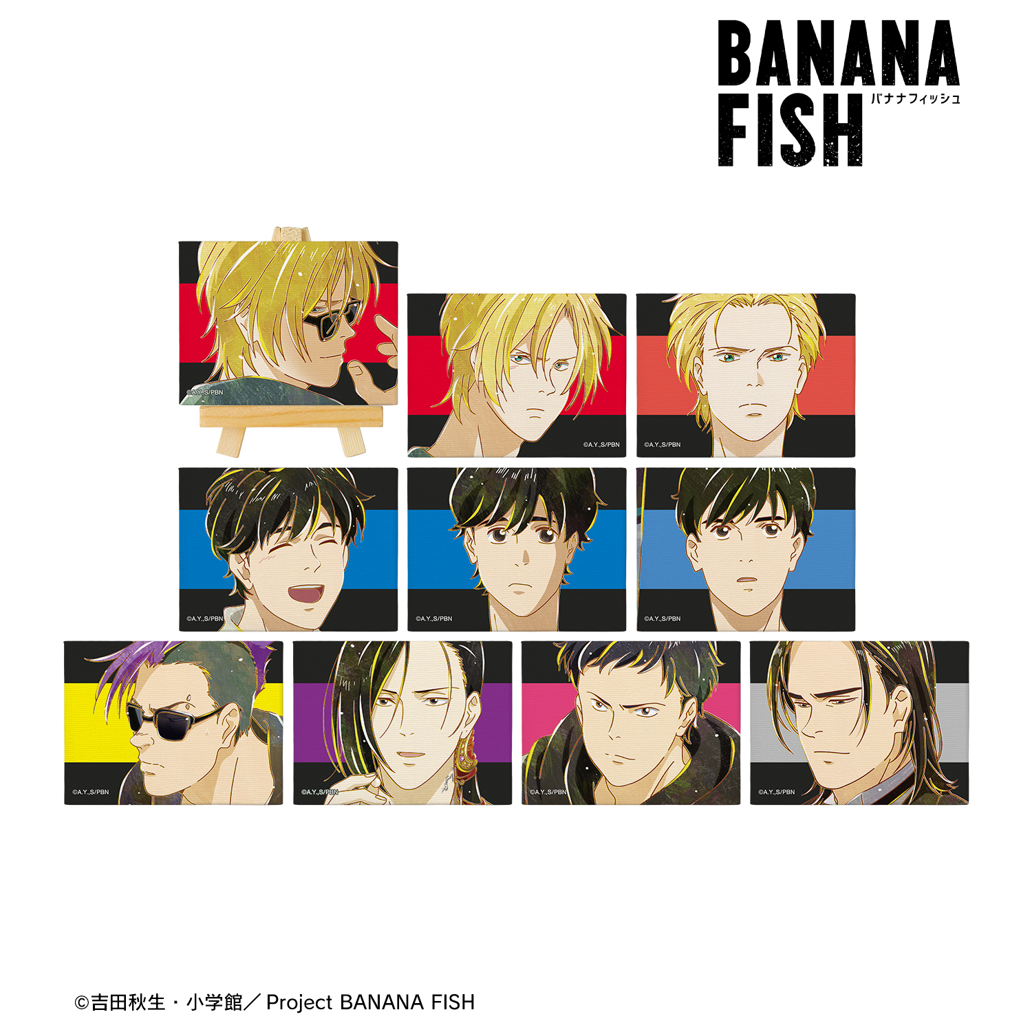 BANANA FISH_トレーディング Ani-Art 第5弾 ミニキャンバスボード(単位/コンプリートBOX)【コンプリートBOX/10パック入り】