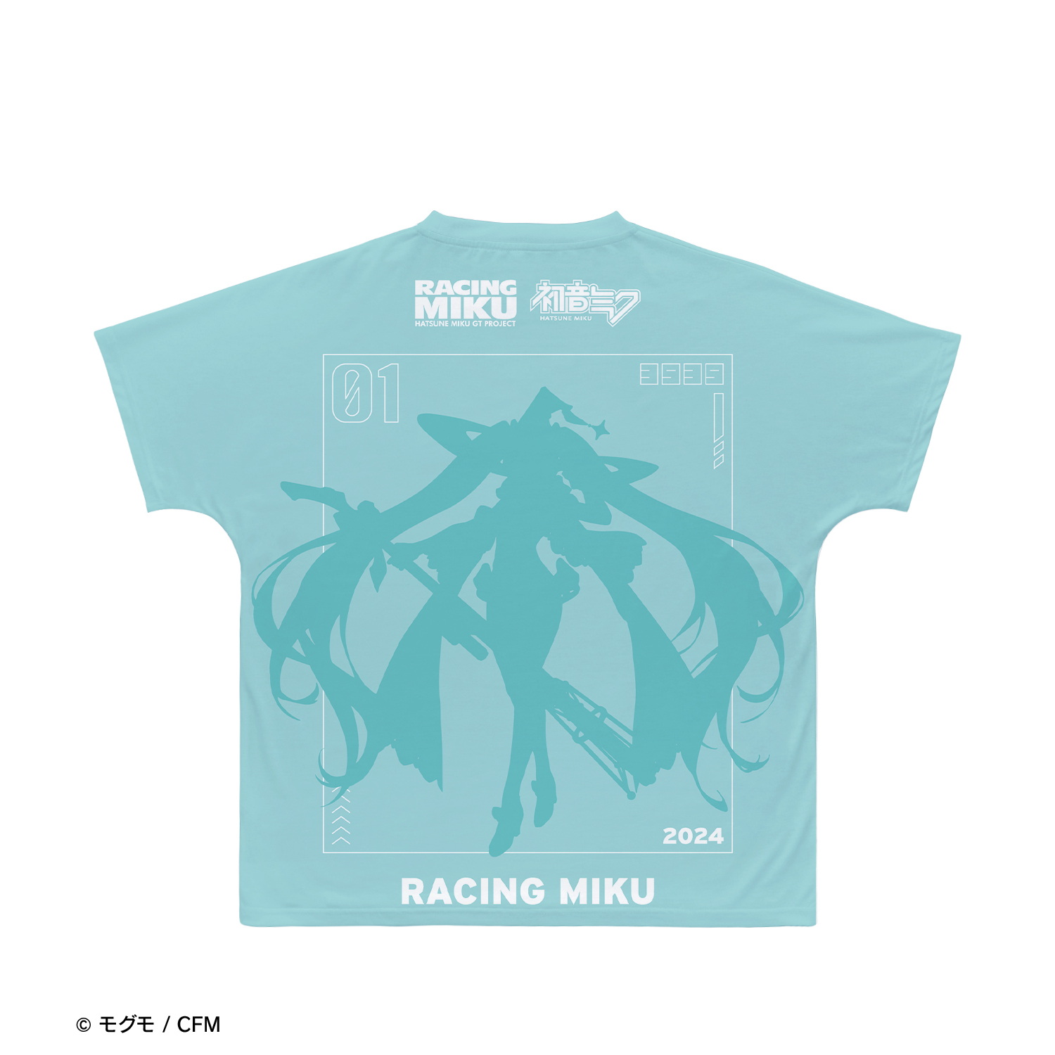 【新品】初音ミク レーシングミク 2020 フルグラフィックtシャツ Msize 初音ミク GTプロジェクトレーシングミク 2024 Ver. Ani-Art フル