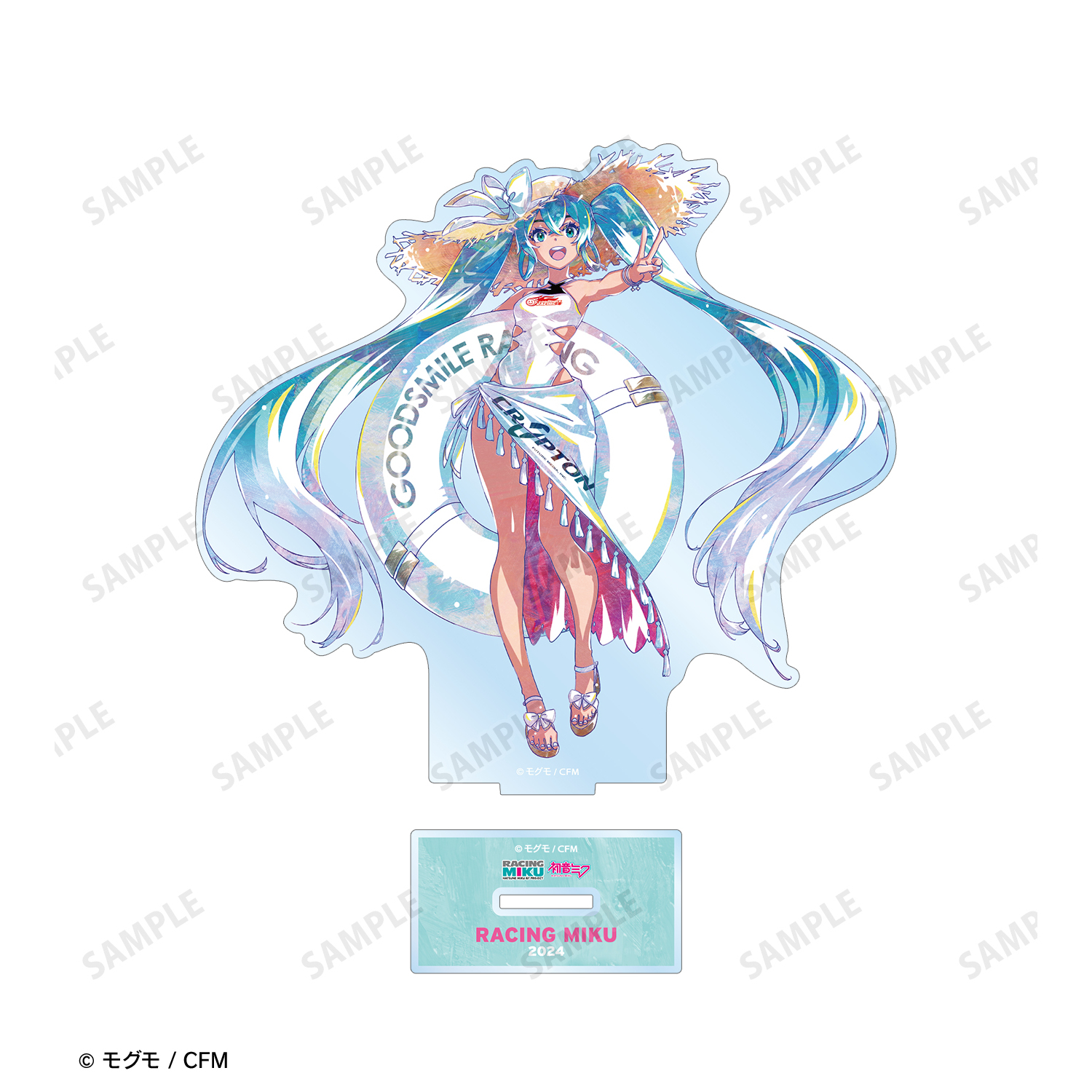 初音ミク レーシングミク 　限定　描き下ろし　ワイドミラー　2024