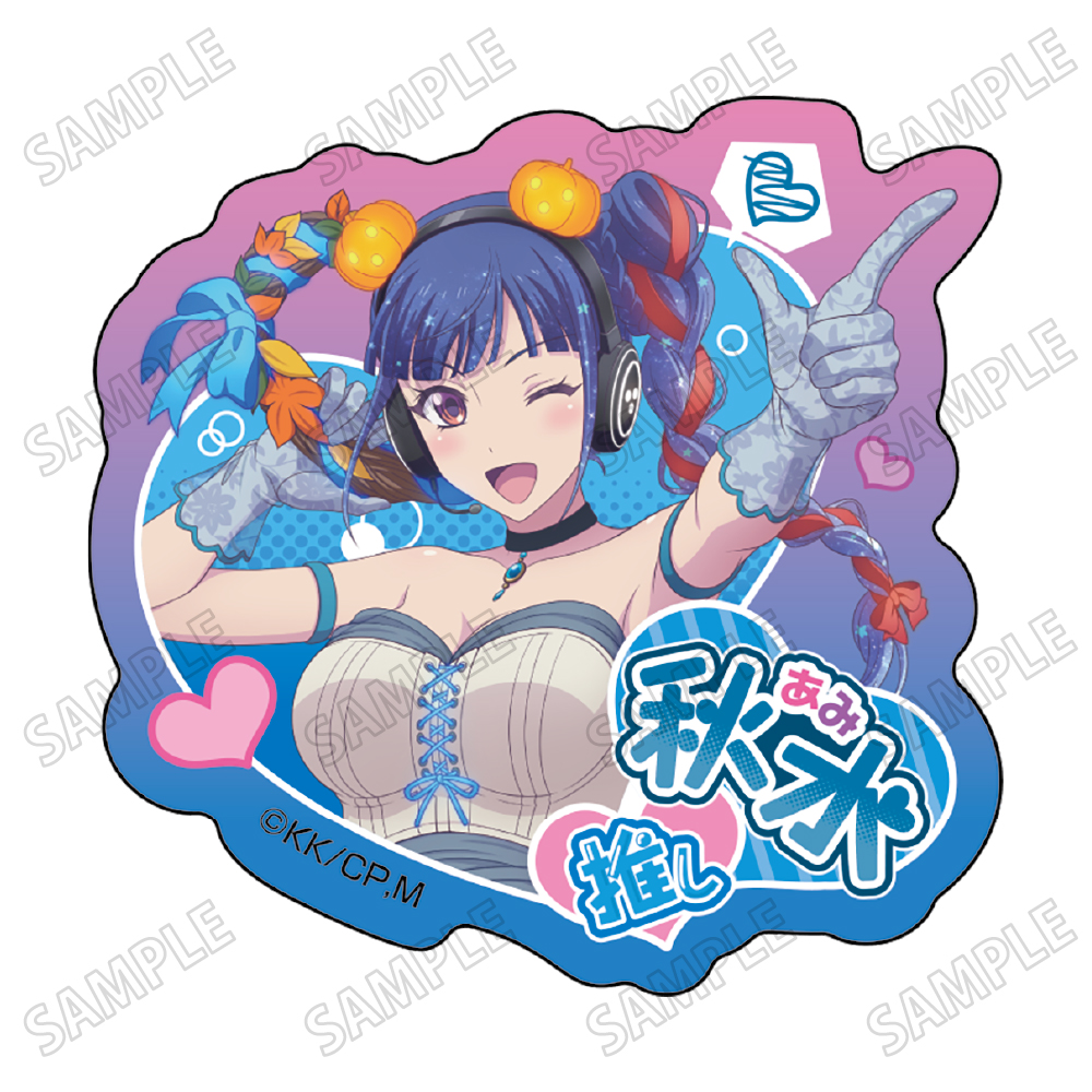 女神のカフェテラス_描き下ろしアクリルバッジ?鶴河 秋水