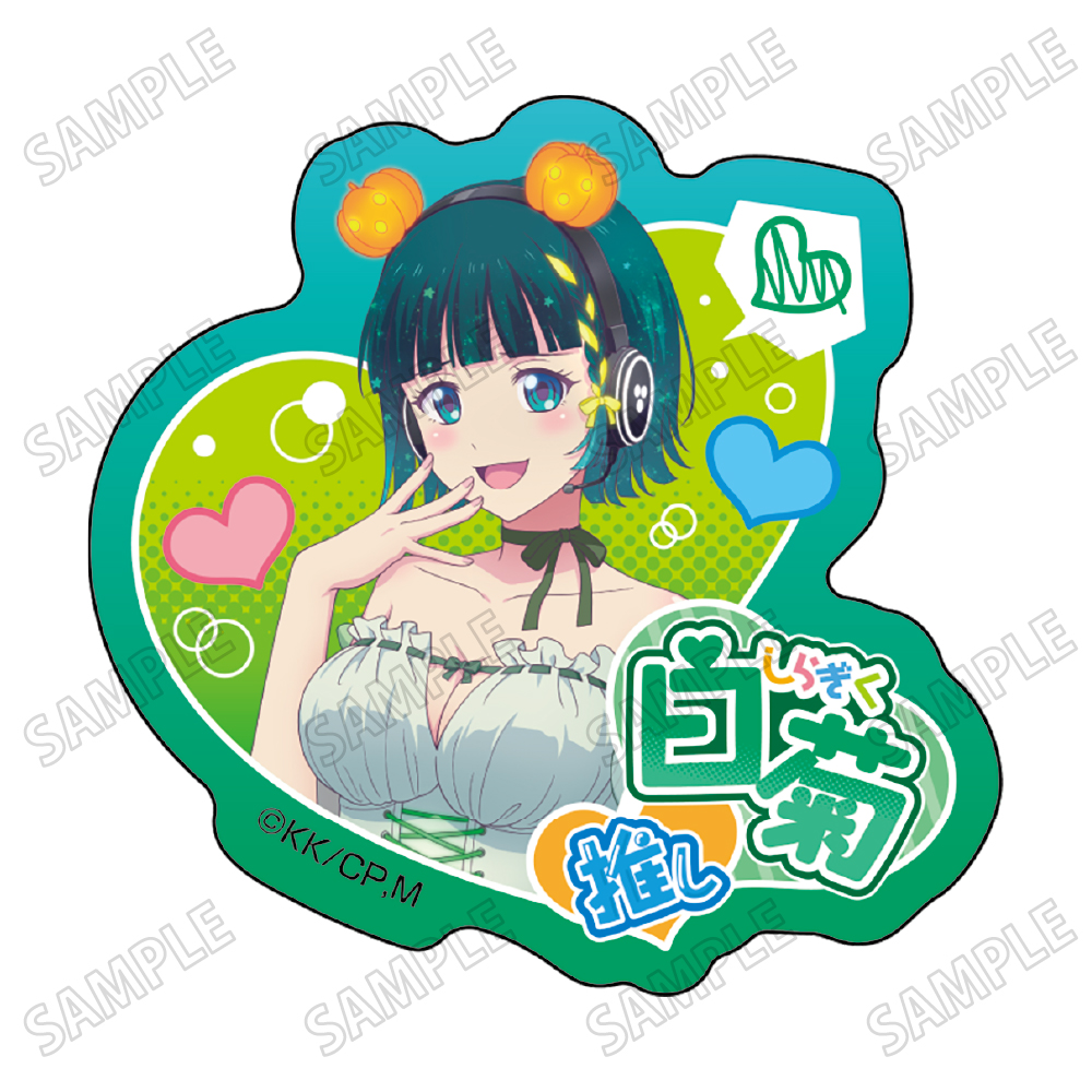 女神のカフェテラス_描き下ろしアクリルバッジ?小野 白菊