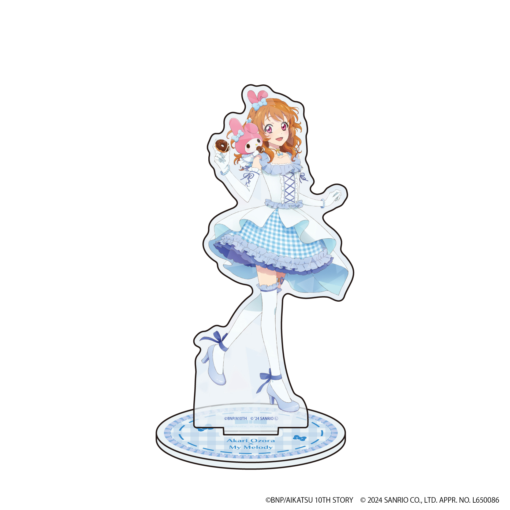 アイカツ！シリーズ×サンリオキャラクターズ_ホログラムアクリルスタンド 02/大空 あかり×マイメロディ(等身イラスト)