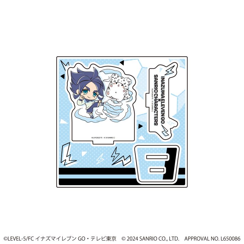 イナズマイレブンGO×サンリオキャラクターズ_アクリルスタンドプレート