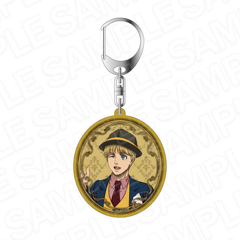 進撃の巨人 The Final Season_ホログラムキーホルダー　アルミン　Break Time ver.