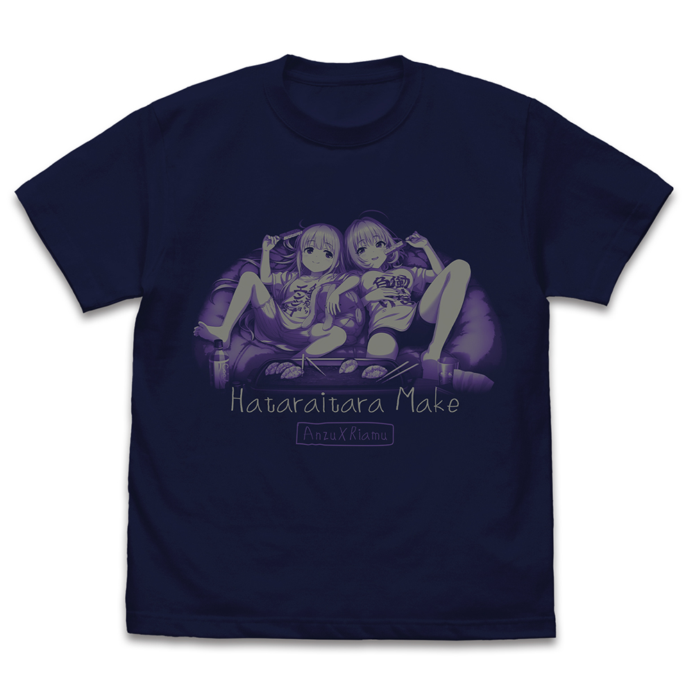 アイドルマスター シンデレラガールズ_Lサイズ_【モラトリアム】双葉杏 Tシャツ/NAVY