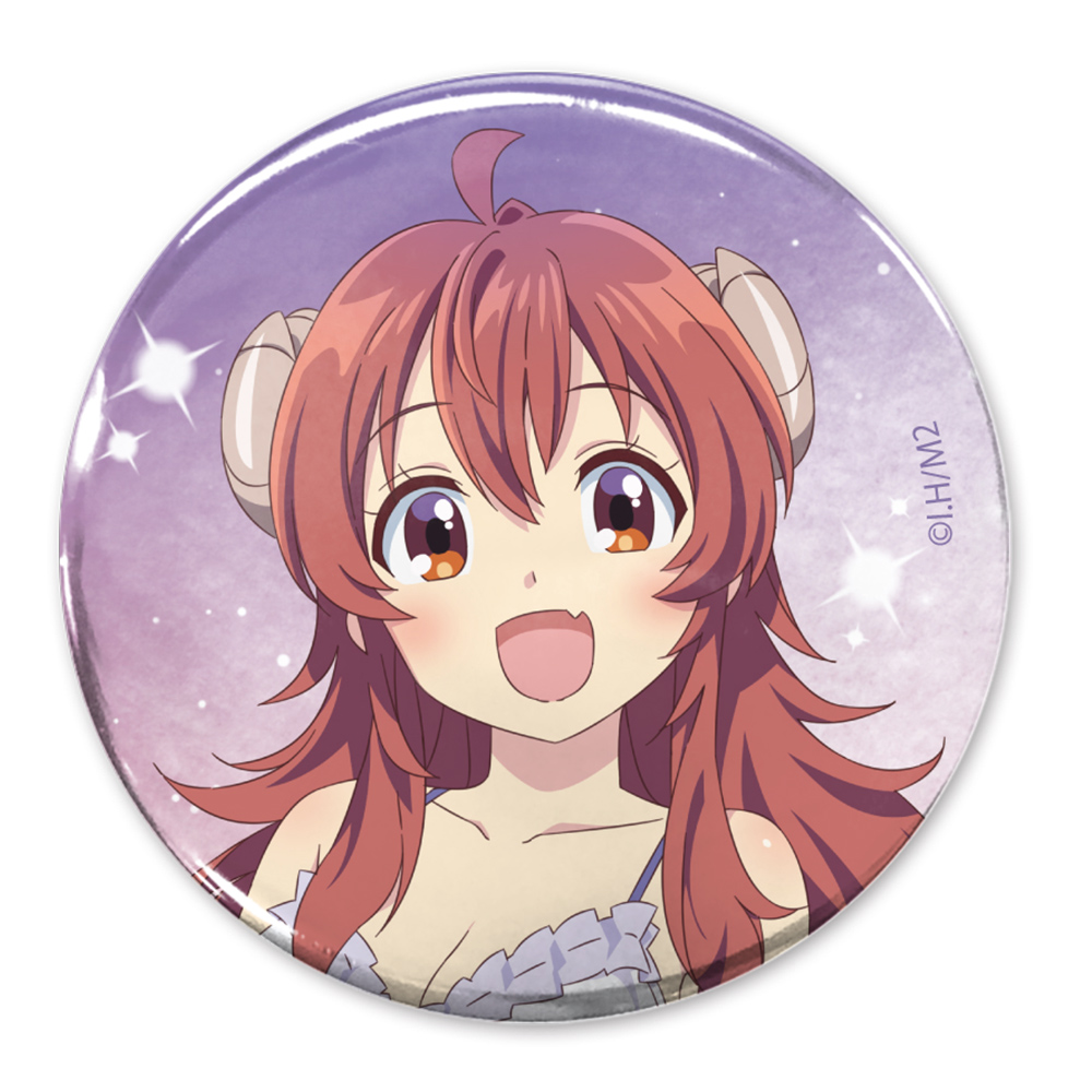 まちカドまぞく 2丁目_描き下ろし 吉田優子 65mm缶バッジ お泊りVer.