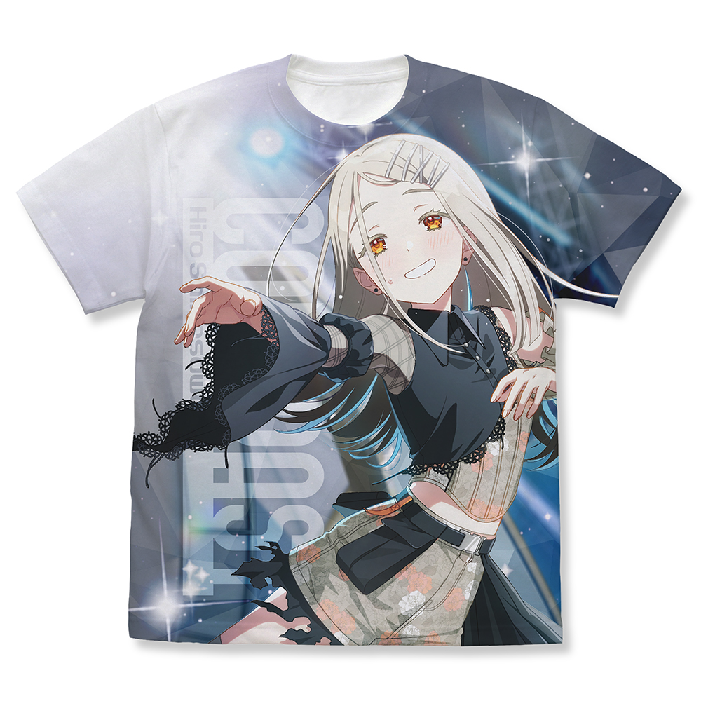 学園アイドルマスター_Lサイズ_【コントラスト】篠澤 広 フルグラフィックTシャツ/WHITE