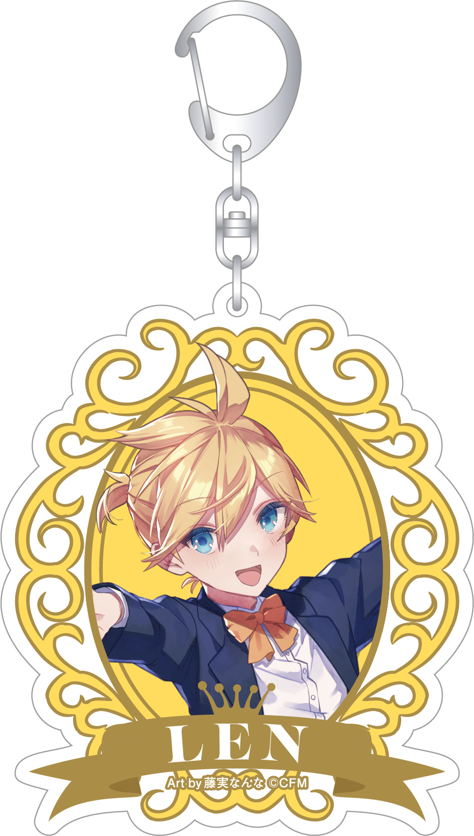 初音ミクシリーズ_オーロラアクリルキーホルダー／C　鏡音レン　メイド＆執事