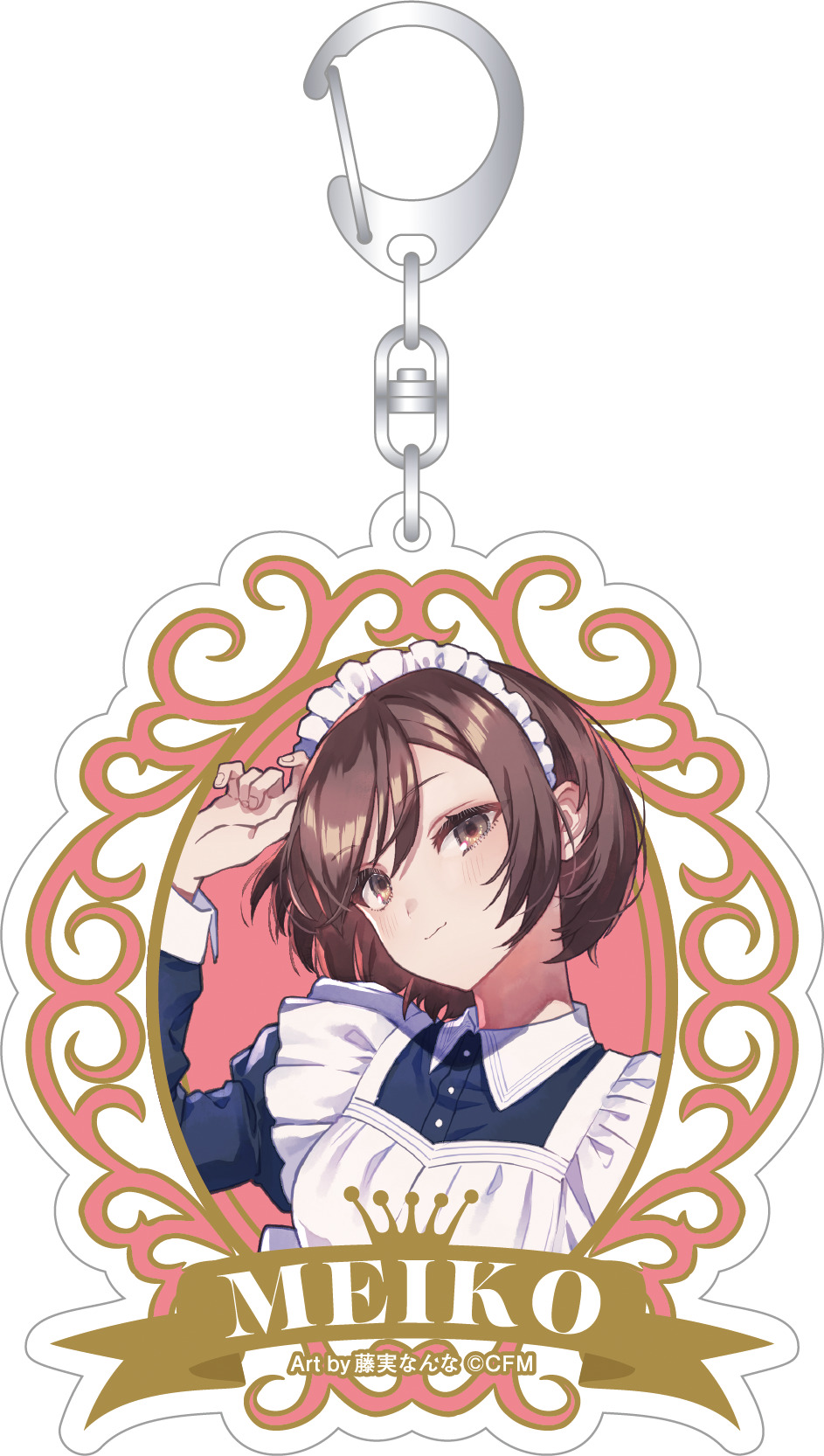 初音ミクシリーズ_オーロラアクリルキーホルダー／E　MEIKO　メイド＆執事