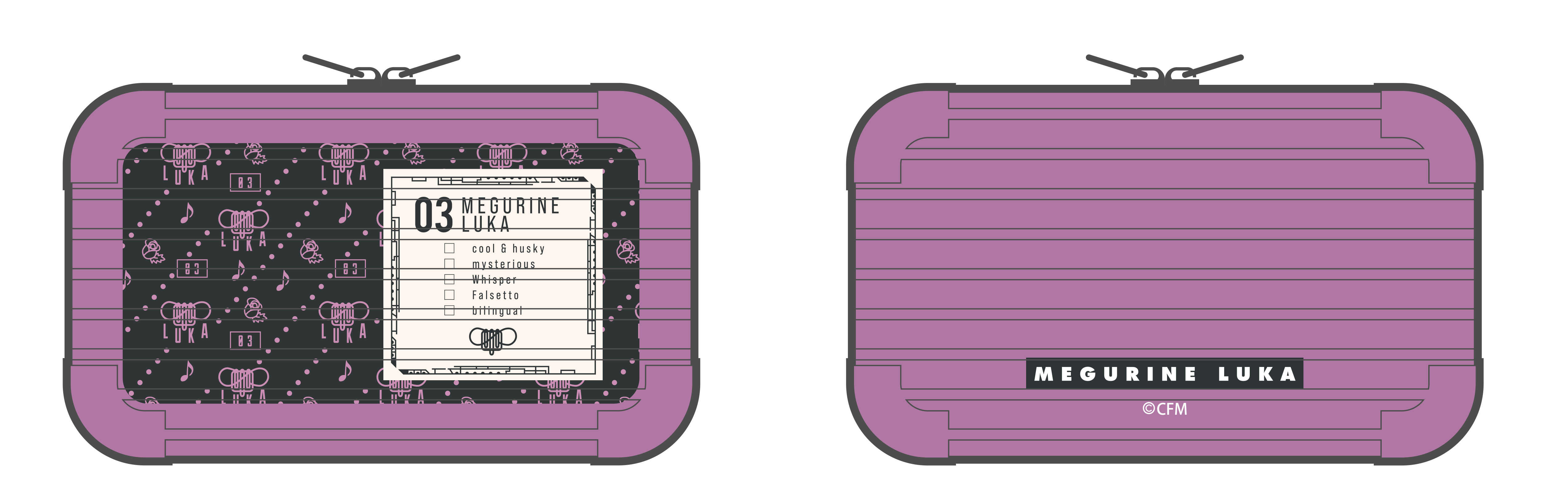 初音ミクシリーズ_ミニトランクケース／巡音ルカ
