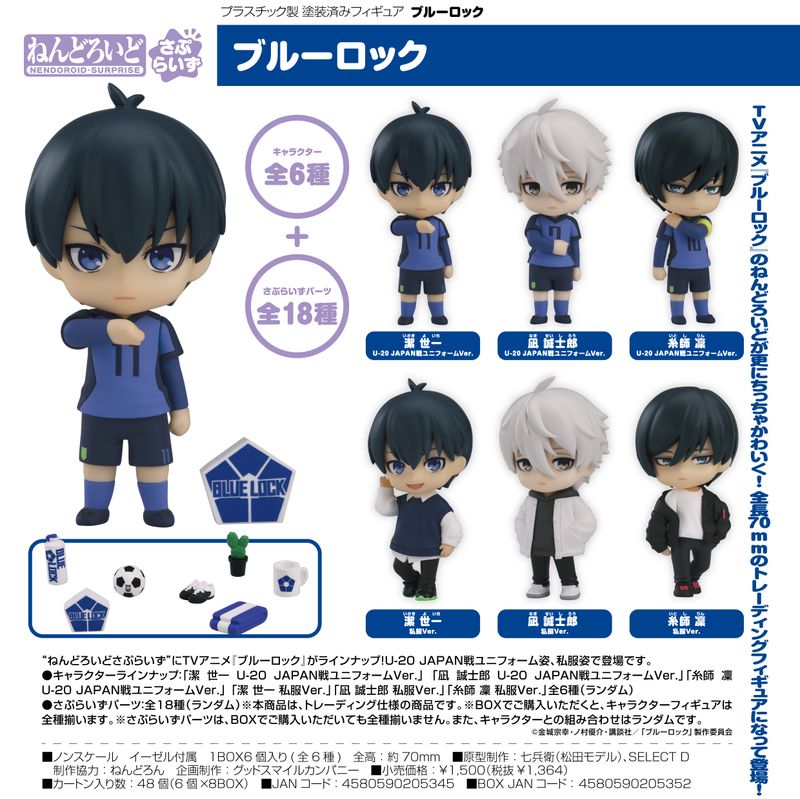 ブルーロック_ねんどろいどさぷらいず ブルーロック【BOX／6個入り