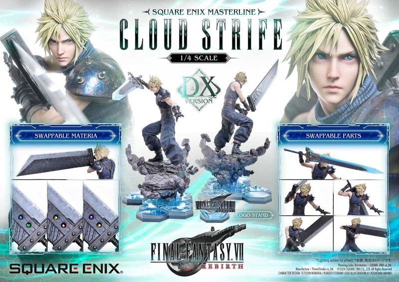 ファイナルファンタジーVII クラウド・ストライフ１／4スケール ファイナルファンタジーVII リバース_SQUARE ENIX MASTERLINE 1/4