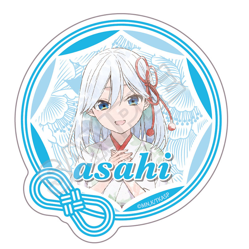 甘神さんちの縁結び_こもれびアート ステッカー 甘神朝姫