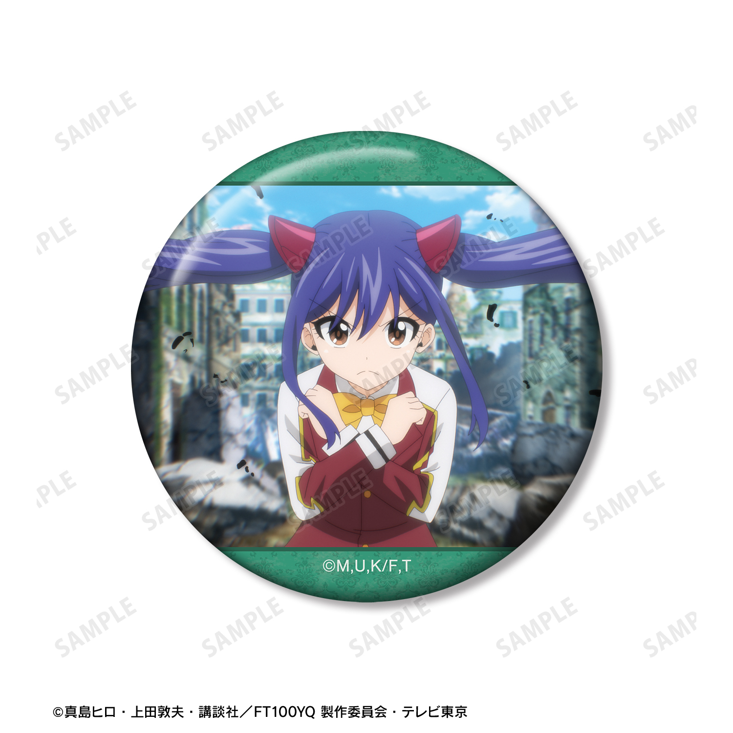 FAIRY TAIL 100年クエスト_ウェンディ・マーベル 場面写缶バッジ3個