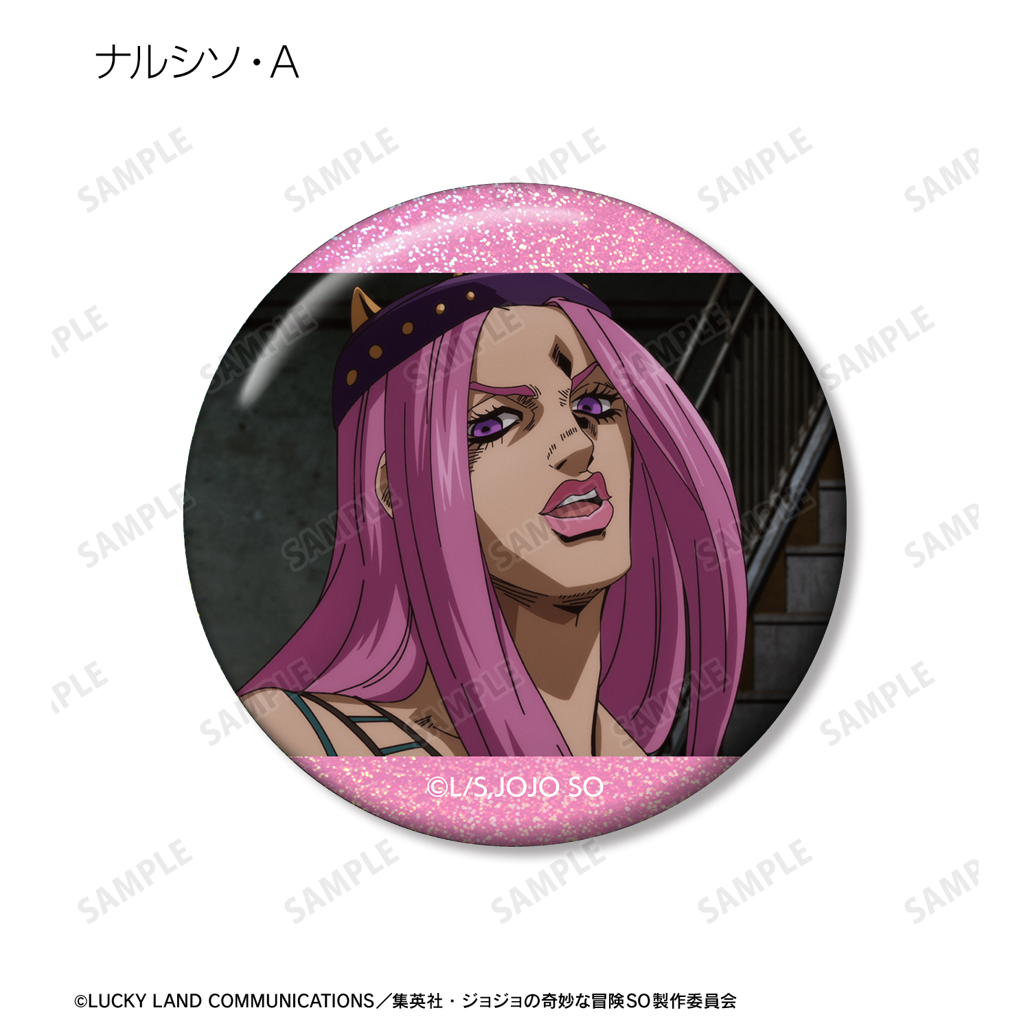 ジョジョの奇妙な冒険　ホログラム缶バッジコレクション に 6個セット グッズ-バッチ】ジョジョの奇妙な冒険 ダイヤモンドは砕けない