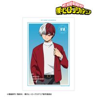 僕のヒーローアカデミア_描き下ろし 轟焦凍 記念撮影ver. A3マット加工