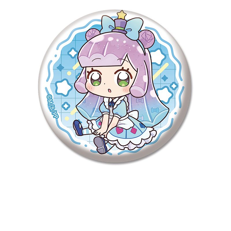 ぷにるはかわいいスライム_ぺたん娘缶バッジ ふわふわお嬢様のかわいい